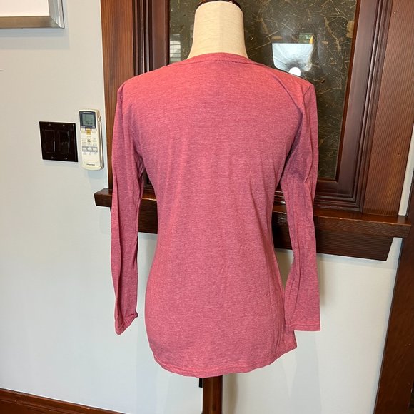 Progress Over Perfection long sleeve pullover tshirt Size Small EUC - Picture 5 of 5